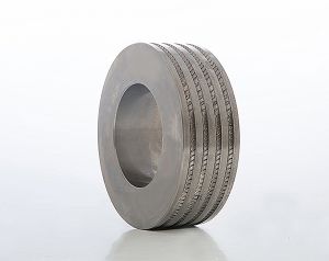 Carbide Roll rings for high speed rolling of ribbed steel bars