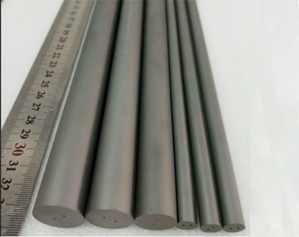 Cemented Tungsten Carbide Rods with 2 Parallel Holes